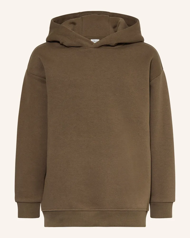 S.Oliver Hoodie gruen Braun