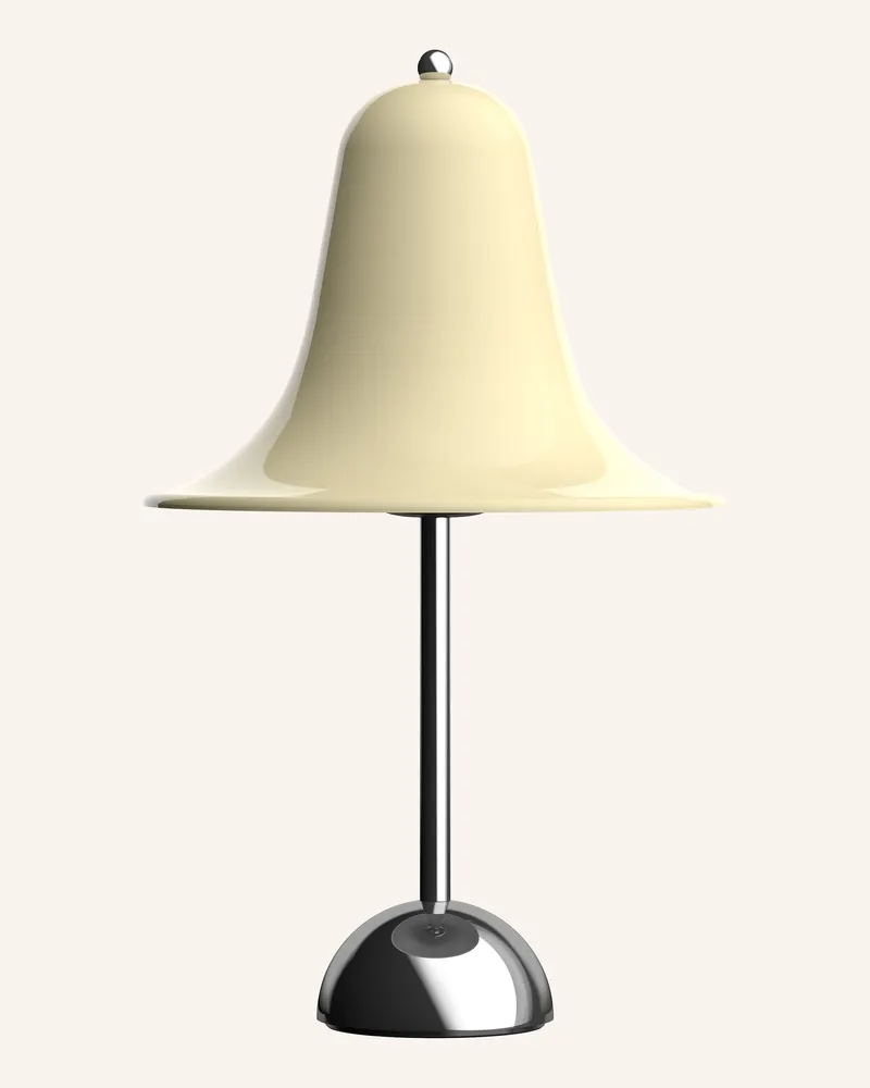 Verpan Tischleuchte Pantop Portable weiss Creme