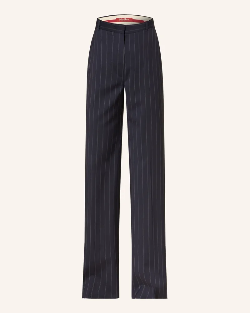 Max Mara Marlenehose Enfasi blau Dunkelblau