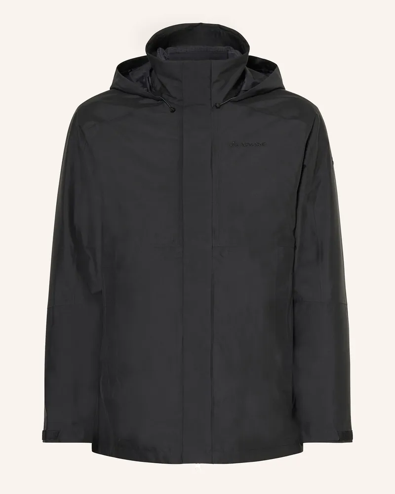Vaude 2-In-1-Jacke Idris schwarz Schwarz