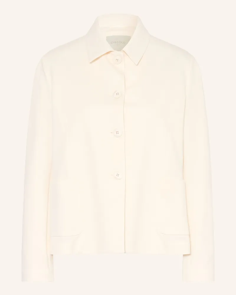 CIRCOLO 1901 Kastenjacke weiss Creme