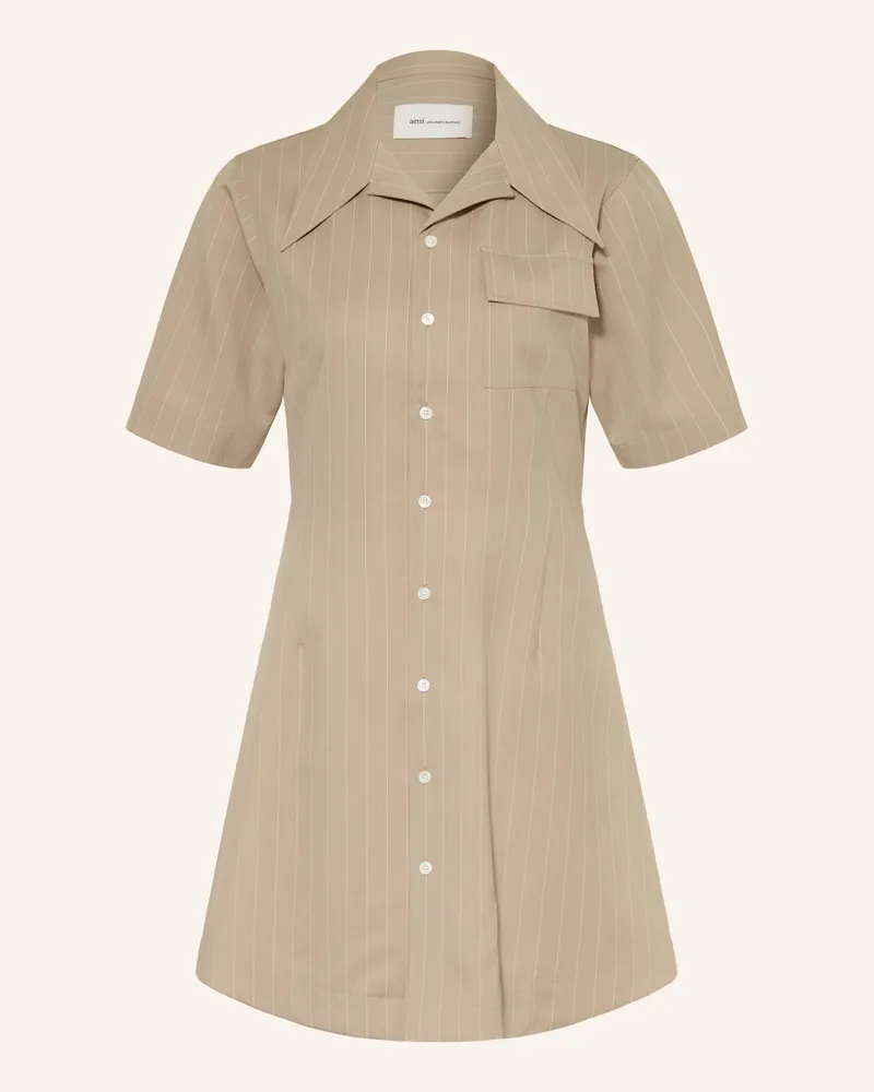 AMI Paris Kleid beige Beige