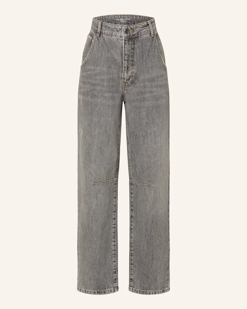 Oui  Mom Jeans grau 9500