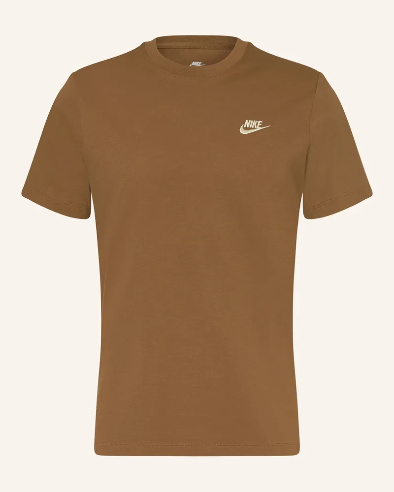 Nike T-Shirt SPORTSWEAR CLUB Braun