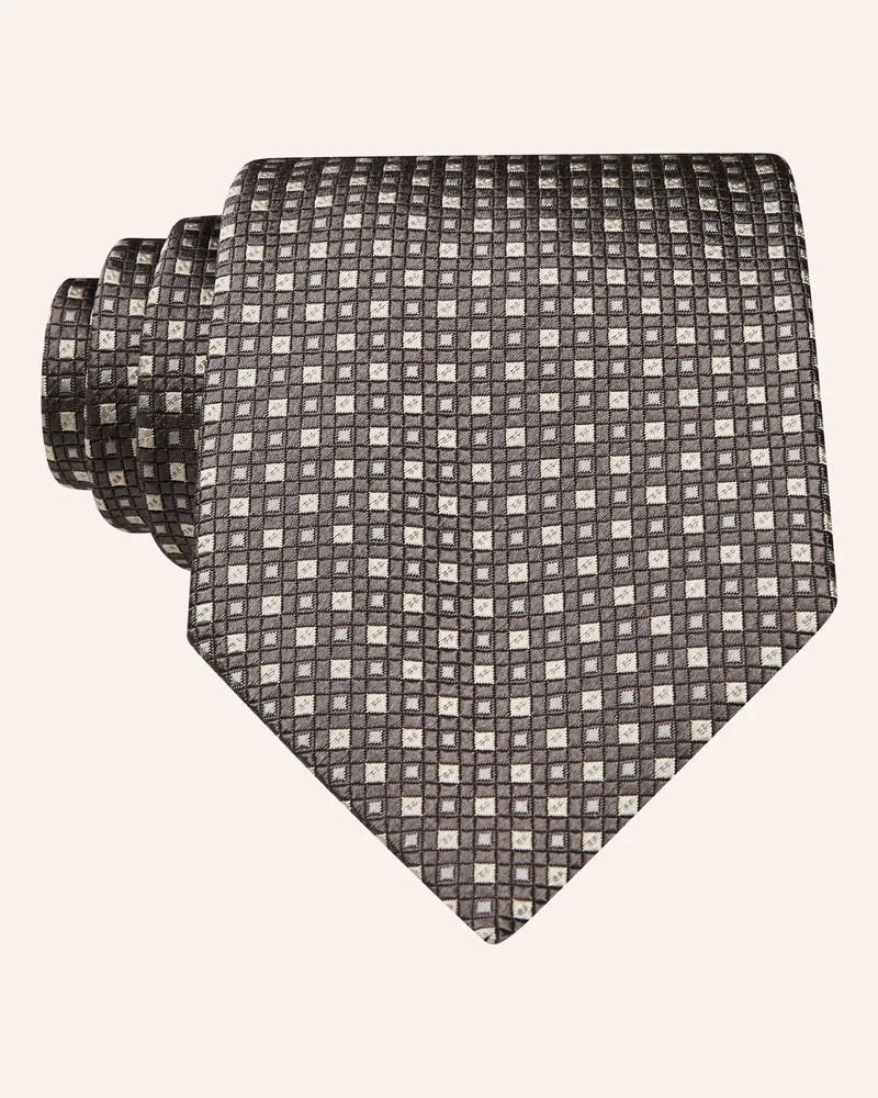 Ermenegildo Zegna Krawatte gruen Taupe