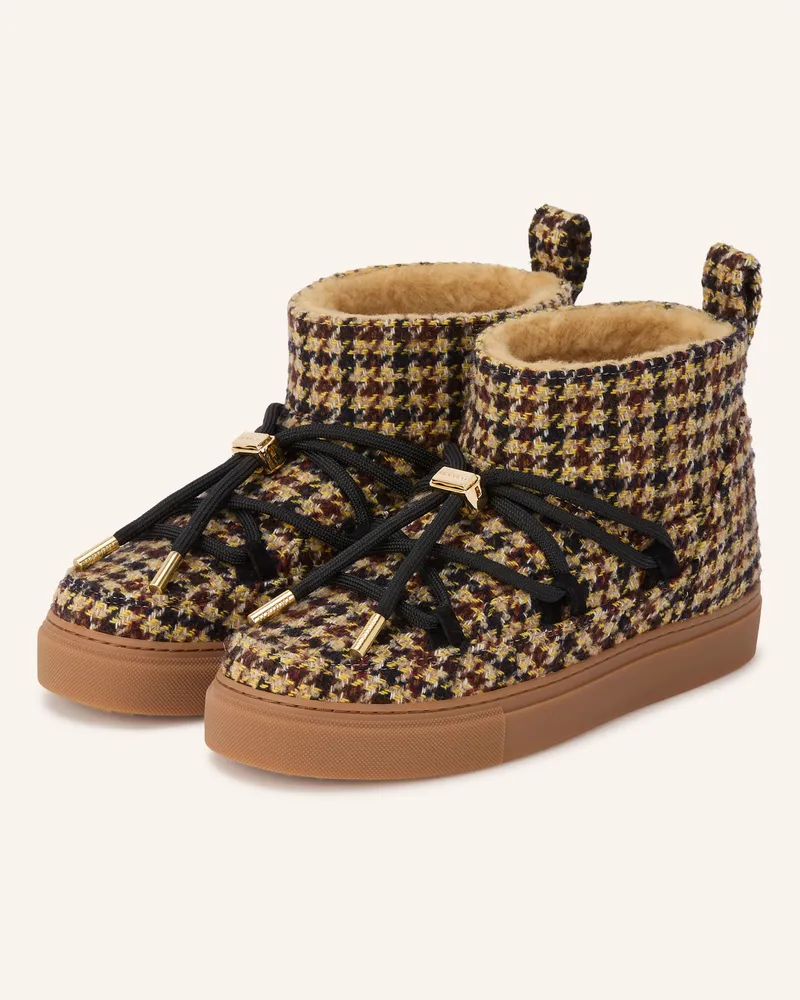 INUIKII Boots Plaid Low beige Beige