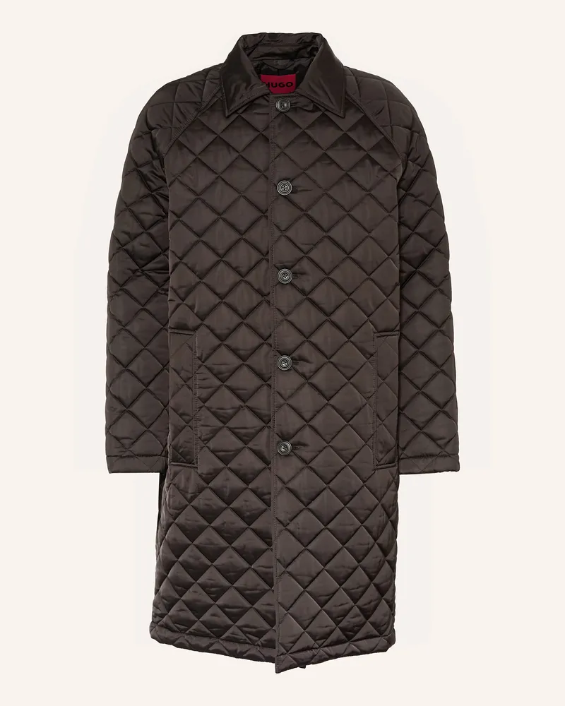 HUGO BOSS Steppmantel Markus schwarz Schwarz