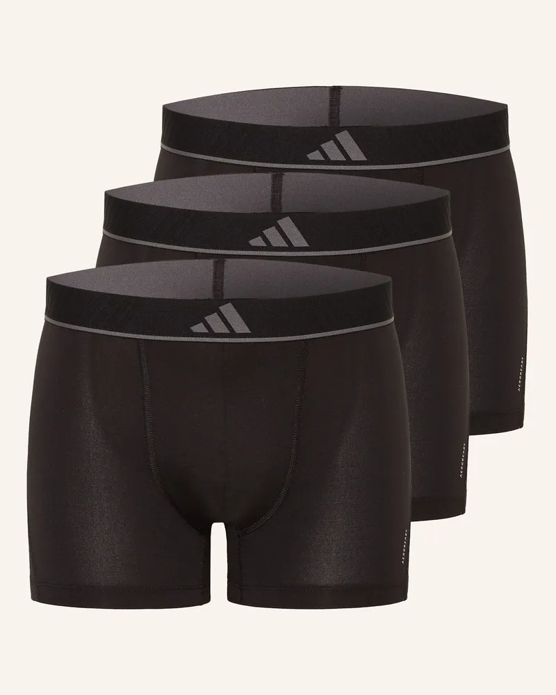 adidas 3er-Pack Boxershorts ACTIVE MICRO FLEX ECO Schwarz