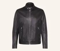 Lederjacke Mansell schwarz