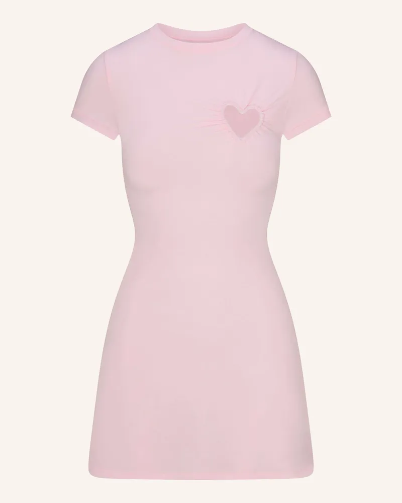 SKIMS Lounge-Kleid Cotton Jersey rosa Cherry