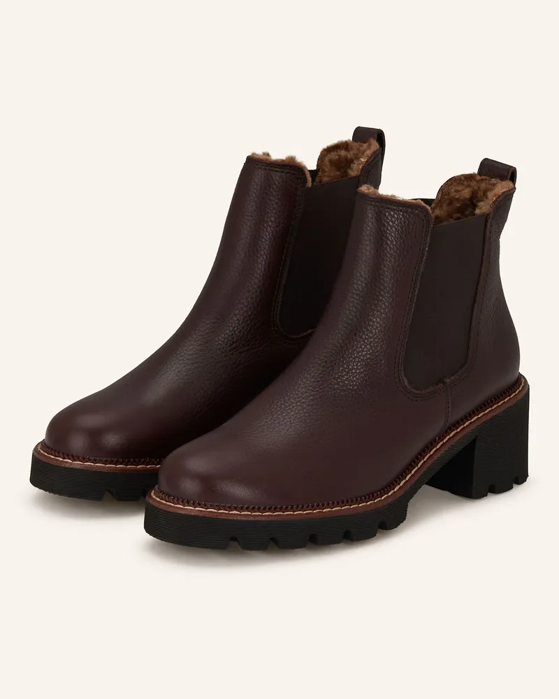 paul green Chelsea-Boots braun Dunkelbraun