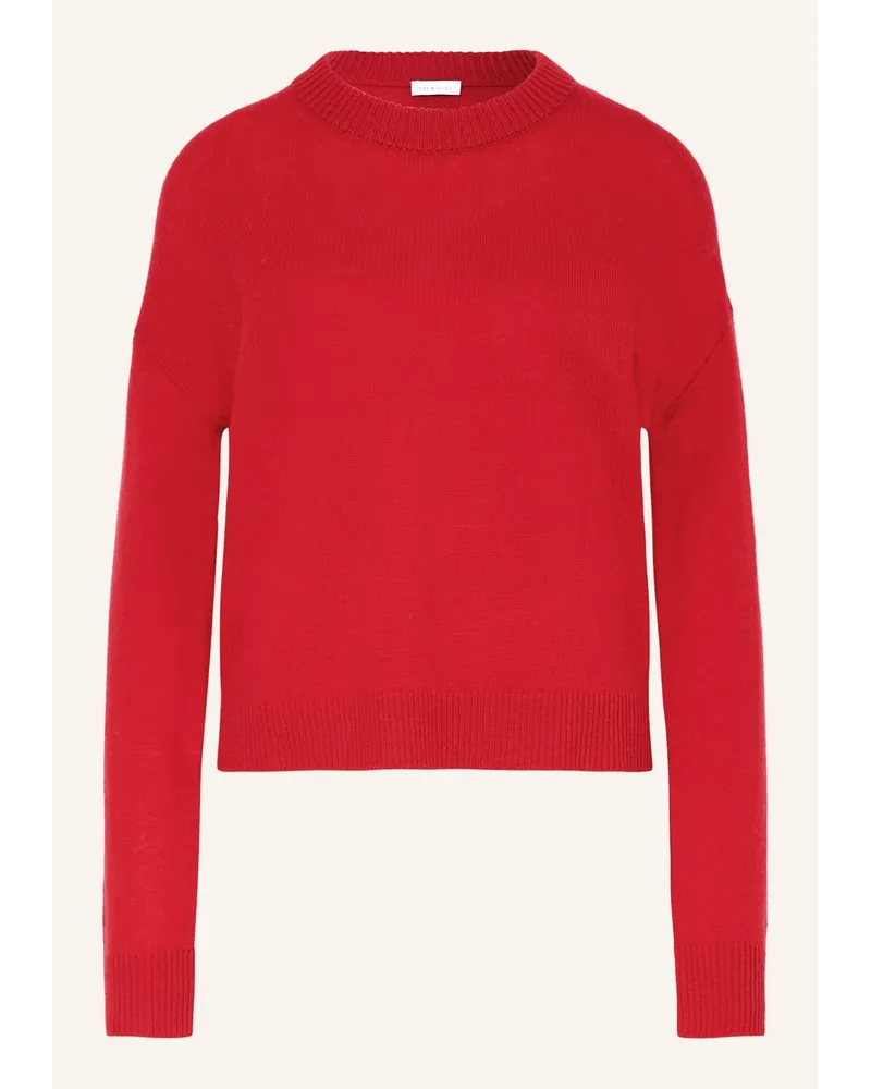 Mrs & HUGS Pullover mit Cashmere Rot