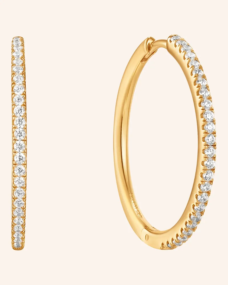 ANIA HAIE Creolen  Aus  925er Sterlingsilber gold Gold