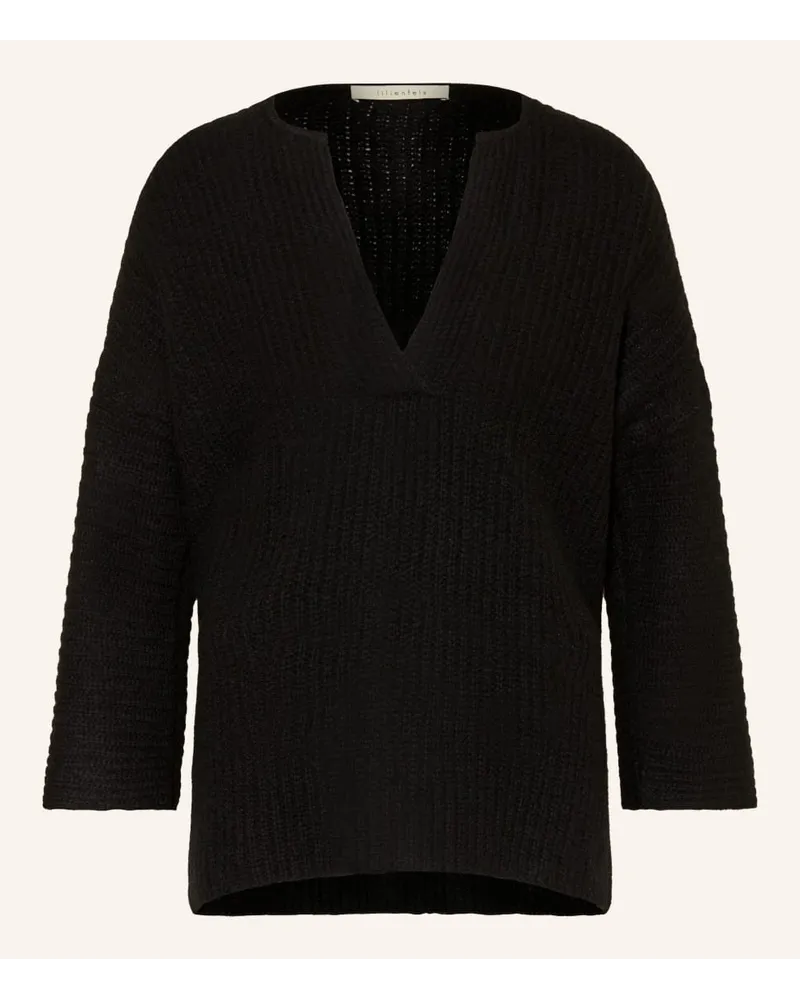 lilienfels Pullover mit Cashmere Schwarz