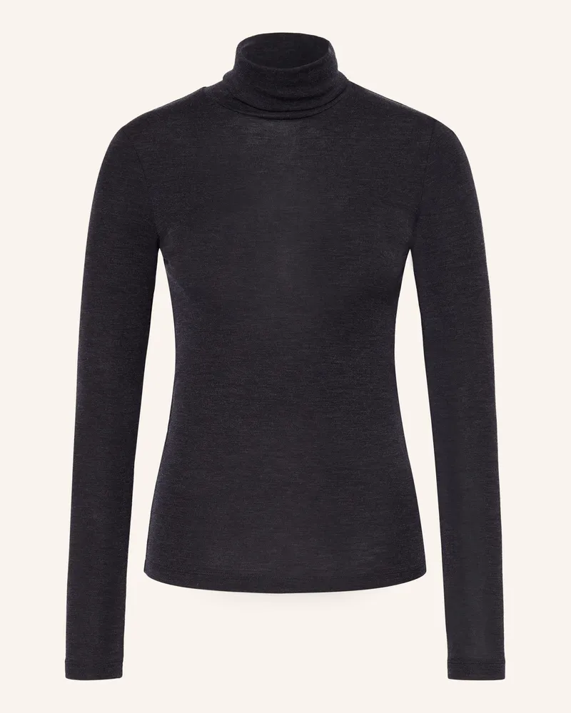 Róhe Rollkragenpullover grau Dunkelgrau