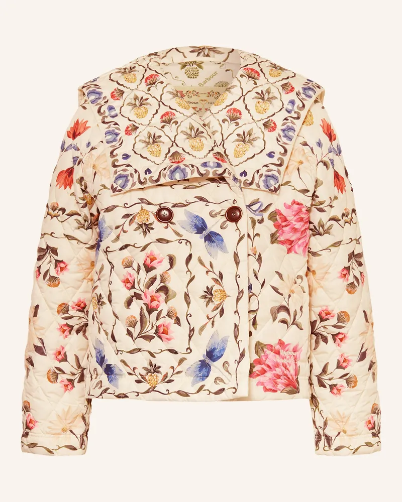 Barbour Steppjacke Azelia weiss Ecru