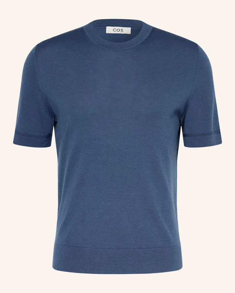 COS Strickshirt Aus Merinowolle blau Blau