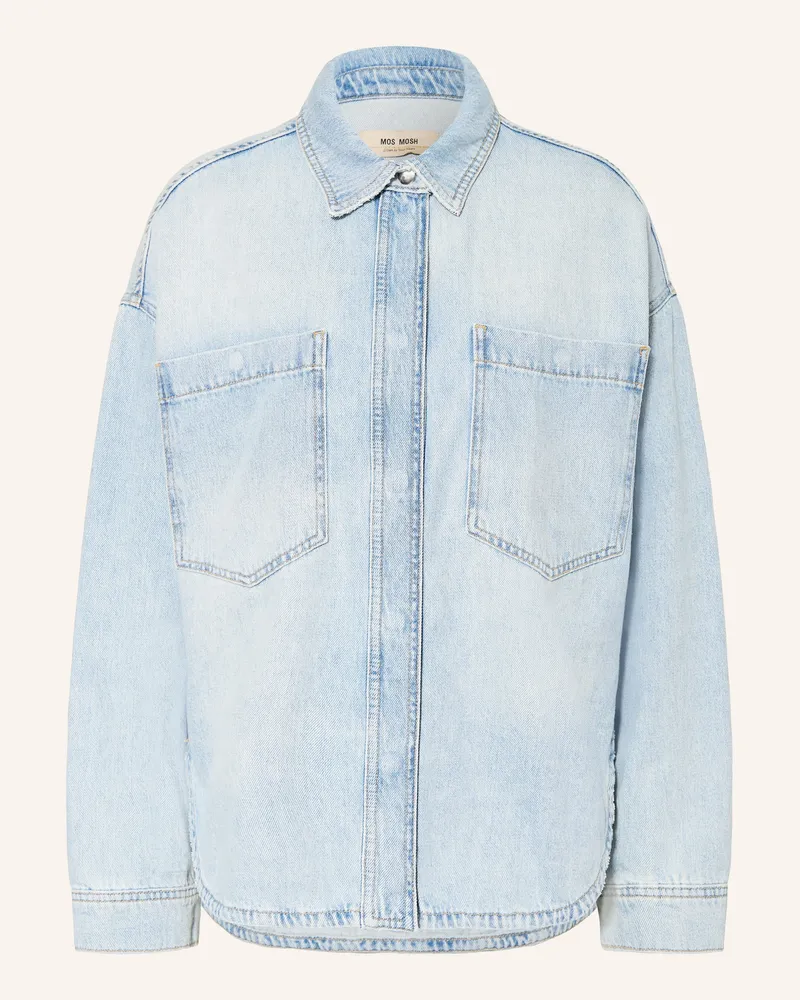 Mos Mosh Jeansbluse Mmemm blau Hellblau