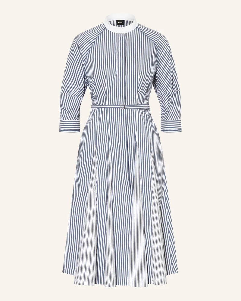 HUGO BOSS Kleid DAKANIA mit 3/4-Arm Weiss