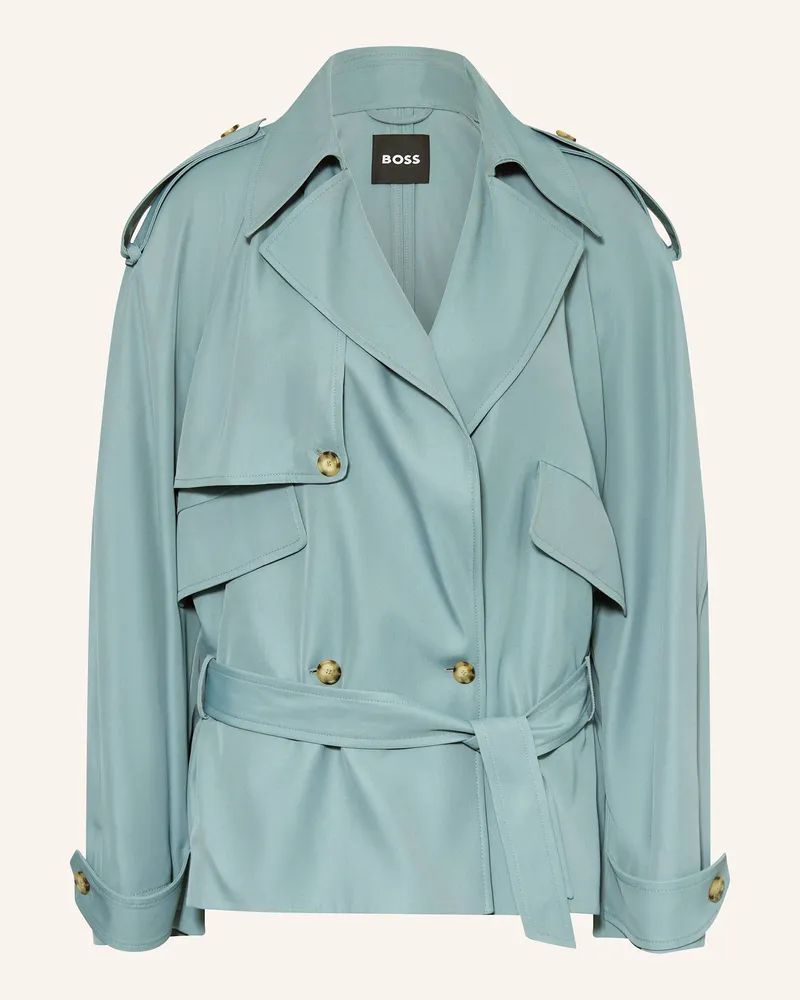 HUGO BOSS Trench-Jacke JACUSA Petrol