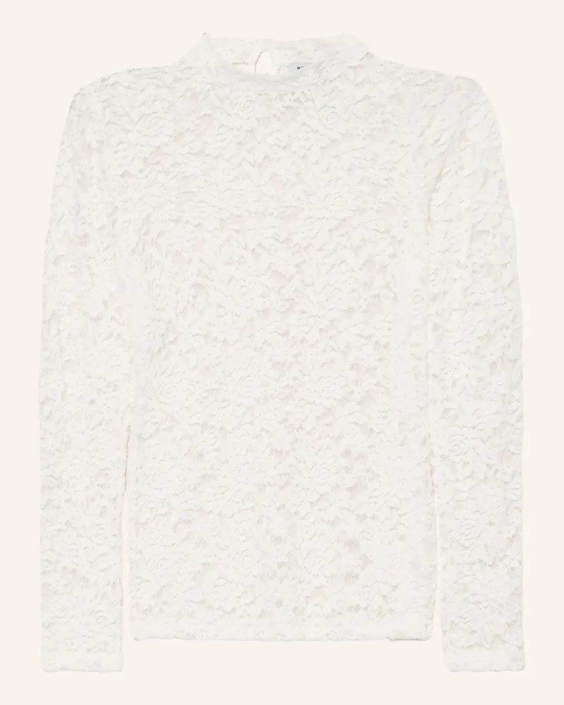 More & More Longsleeve Aus Spitze weiss Weiss