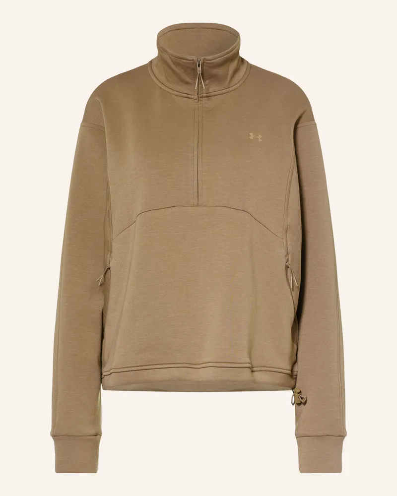 Under Armour Sweat-Troyer Ua Unstoppable beige Khaki