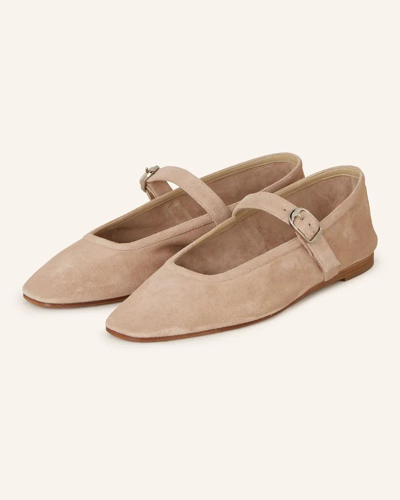 Le Monde Béryl Mary-Jane-Ballerinas Beige
