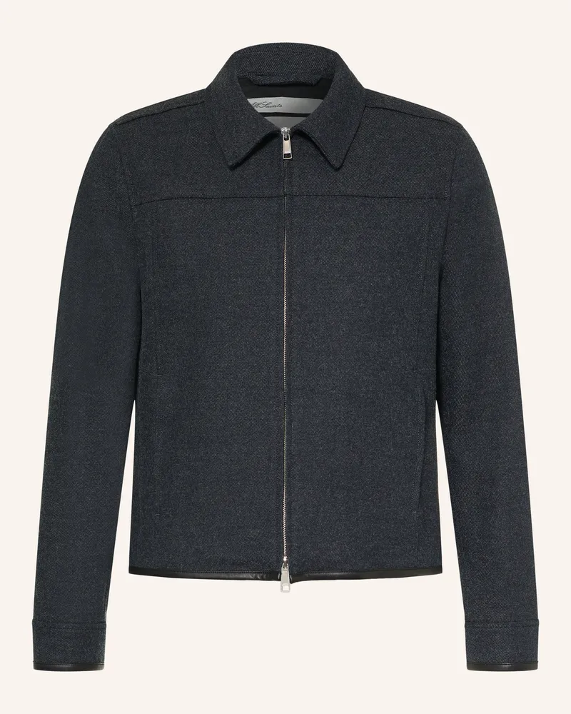 AllSaints Overjacket Carlow grau Dunkelgrau