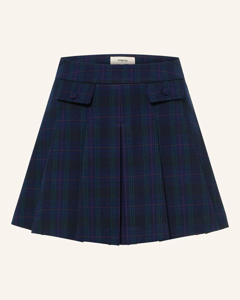 Suncoo Faltenrock Famous blau Dunkelblau