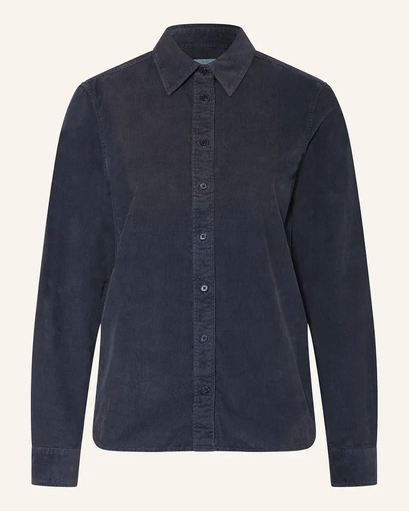 Gant Hemdbluse aus Cord Dunkelblau