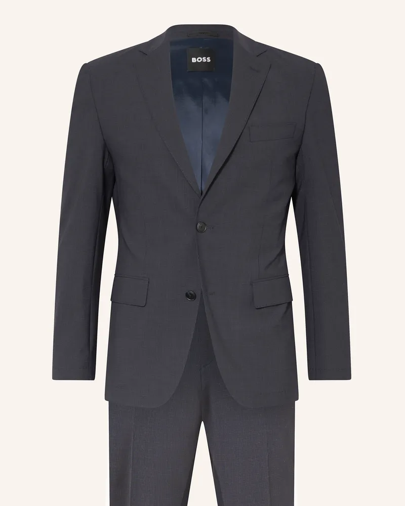 HUGO BOSS Anzug Huge Slim Fit blau Dunkelblau