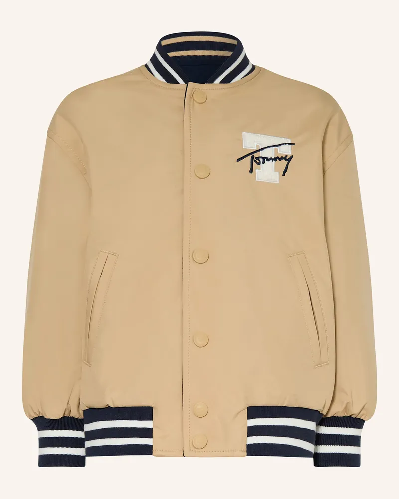 Tommy Hilfiger Blouson zum Wenden Hellbraun