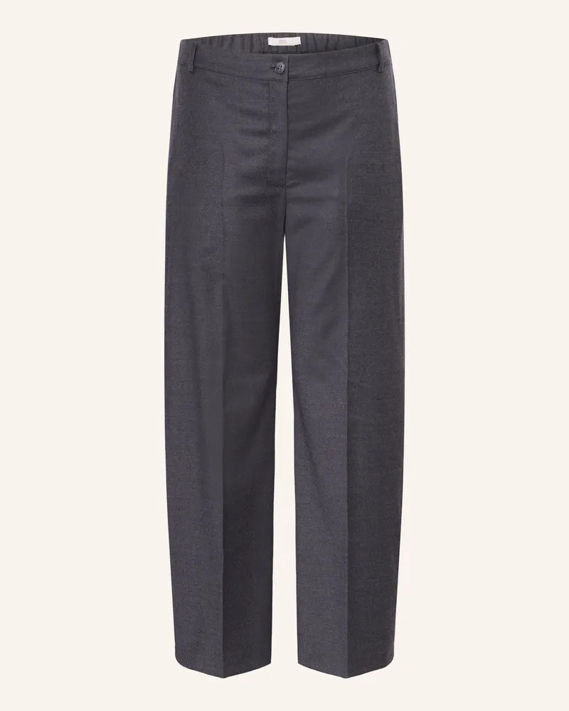 Marina Rinaldi Marlenehose Tartufo Aus Flanell grau Dunkelgrau
