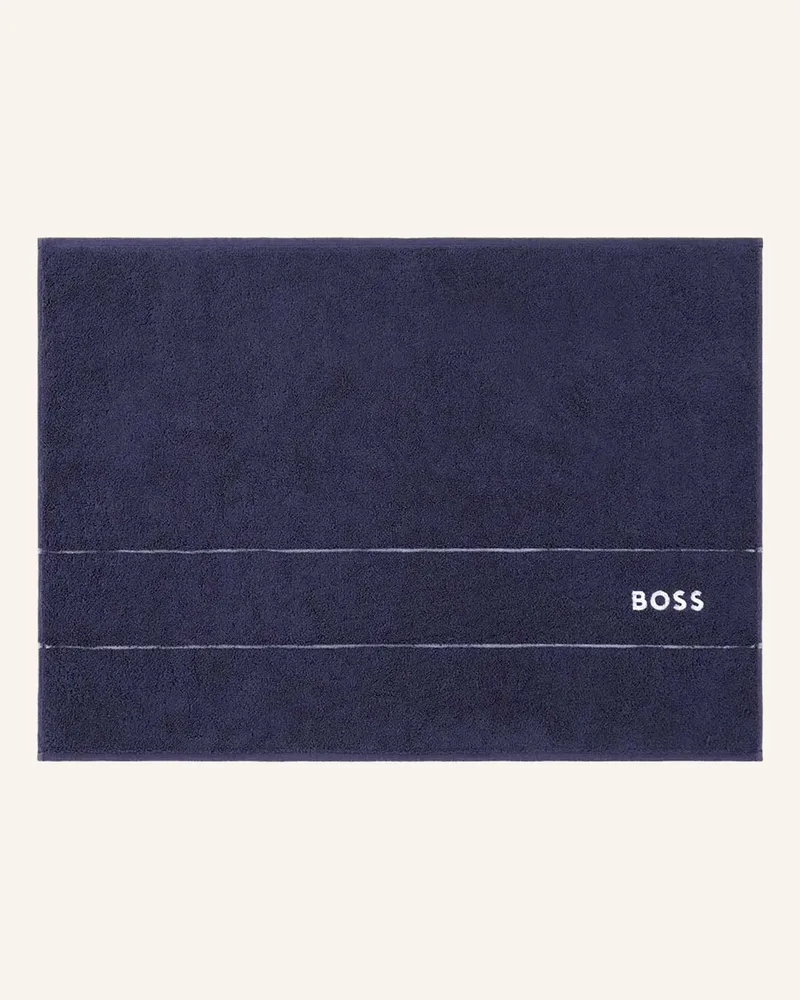 HUGO BOSS Badematte Plain blau Dunkelblau