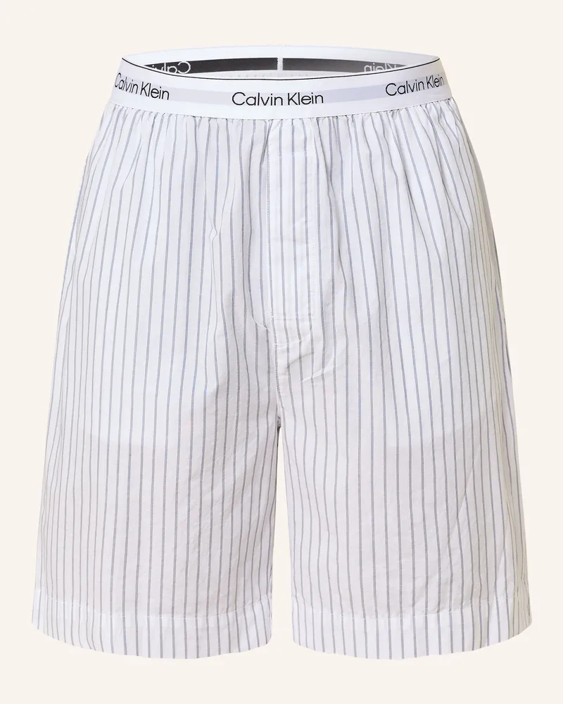 Calvin Klein Schlafshorts Weiss