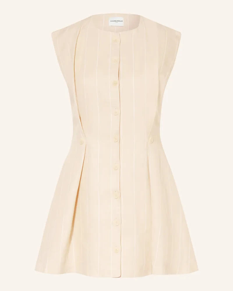 Claudie Pierlot Kleid Mit Leinen beige Beige