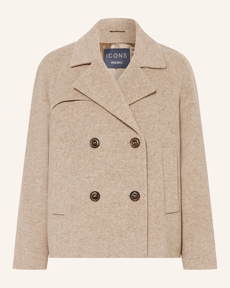 Cinzia Rocca Cabanjacke beige Hellgrau