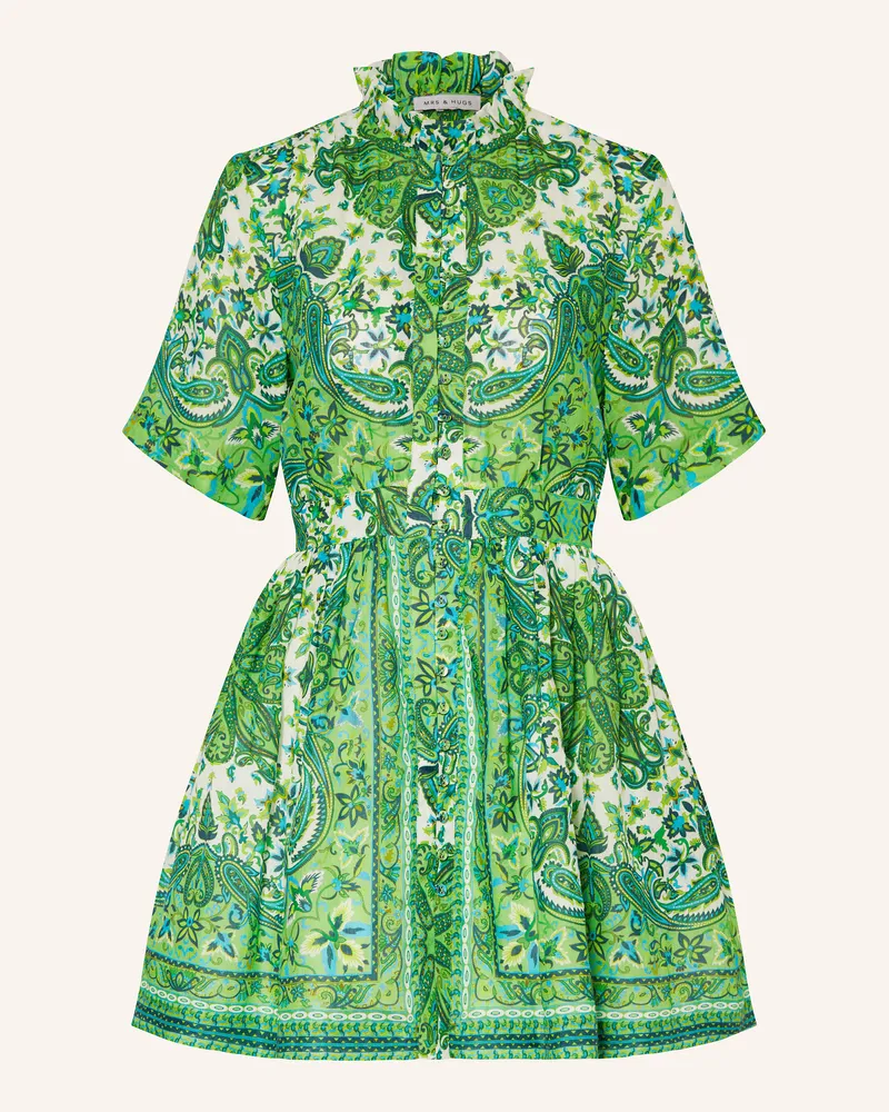 Mrs & HUGS Kleid Hellgrün