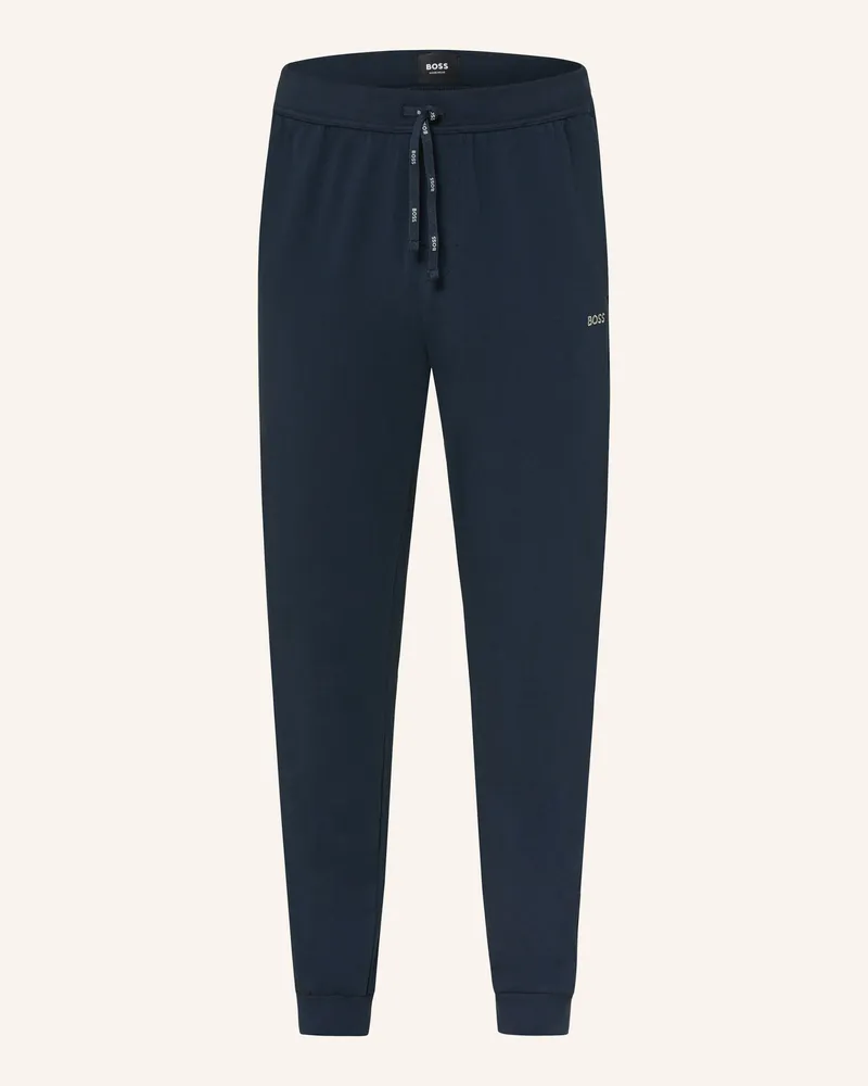 HUGO BOSS Schlafhose Mix & Match blau Dunkelblau