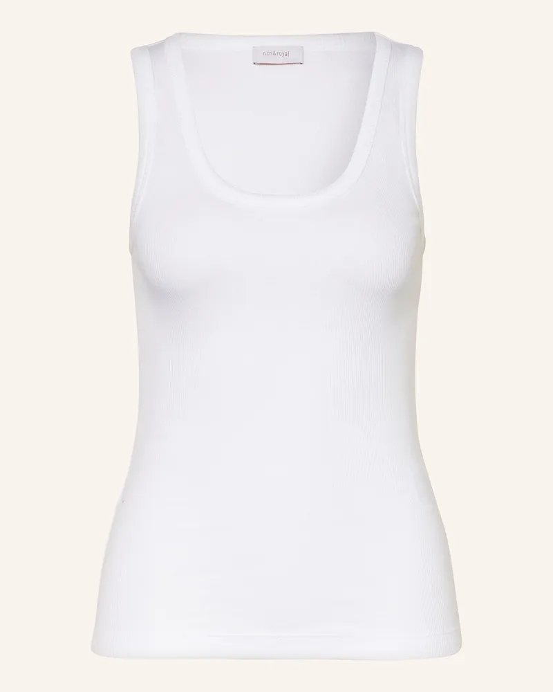 Rich&Royal Top weiss Weiss