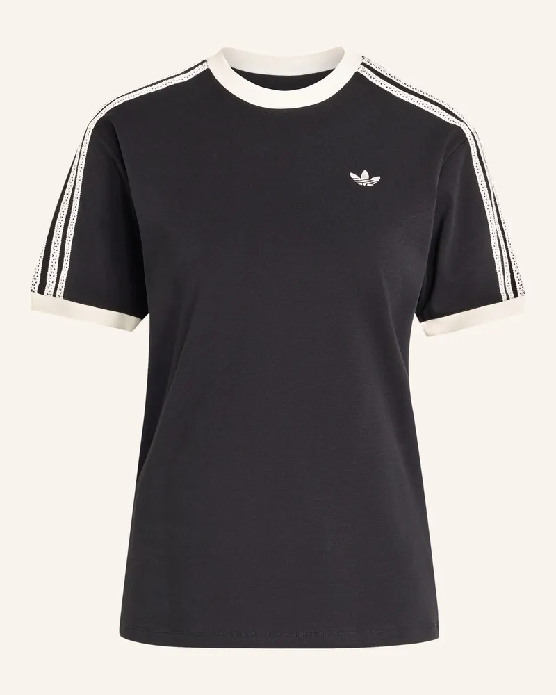 adidas T-Shirt Glow Advanced Three Stripes schwarz Schwarz
