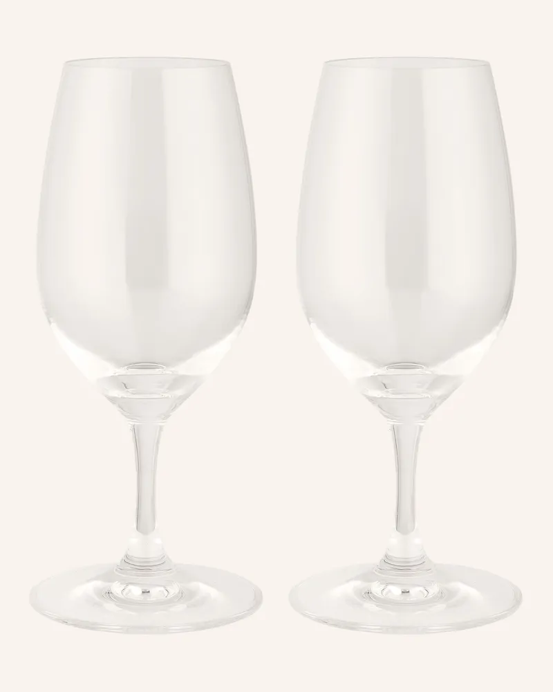Riedel 2er-Set Weingläser Vinum Port weiss Weiss