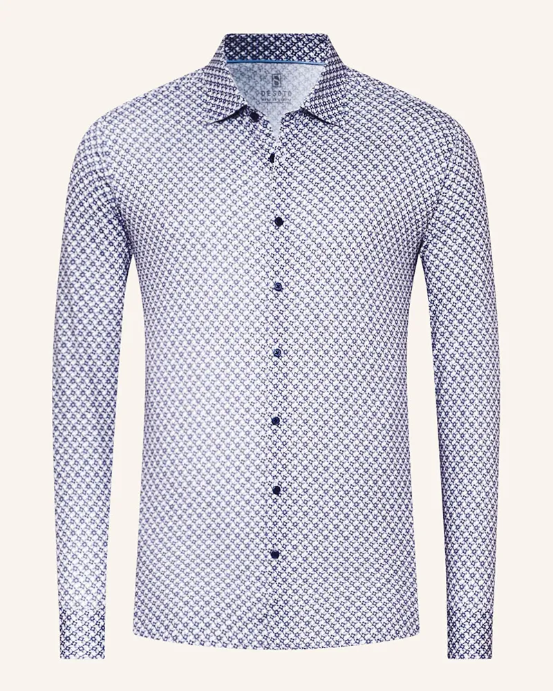 DESOTO Hemd Slim Fit Dunkelblau