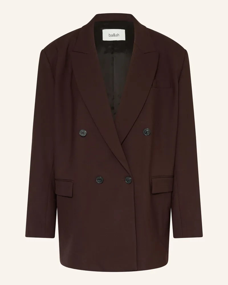 ba&sh Oversized-Blazer KIMBER Dunkelbraun