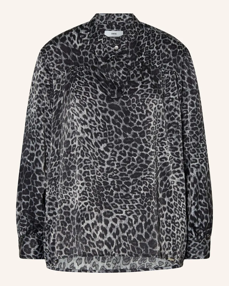 cinque Blusenshirt CITALO aus Satin Grau