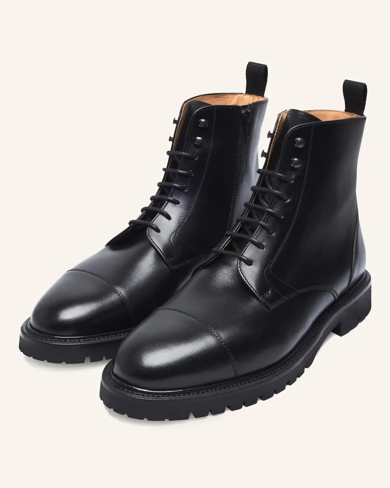 Henry Stevens Schnürboots JONES CDB3 Schwarz