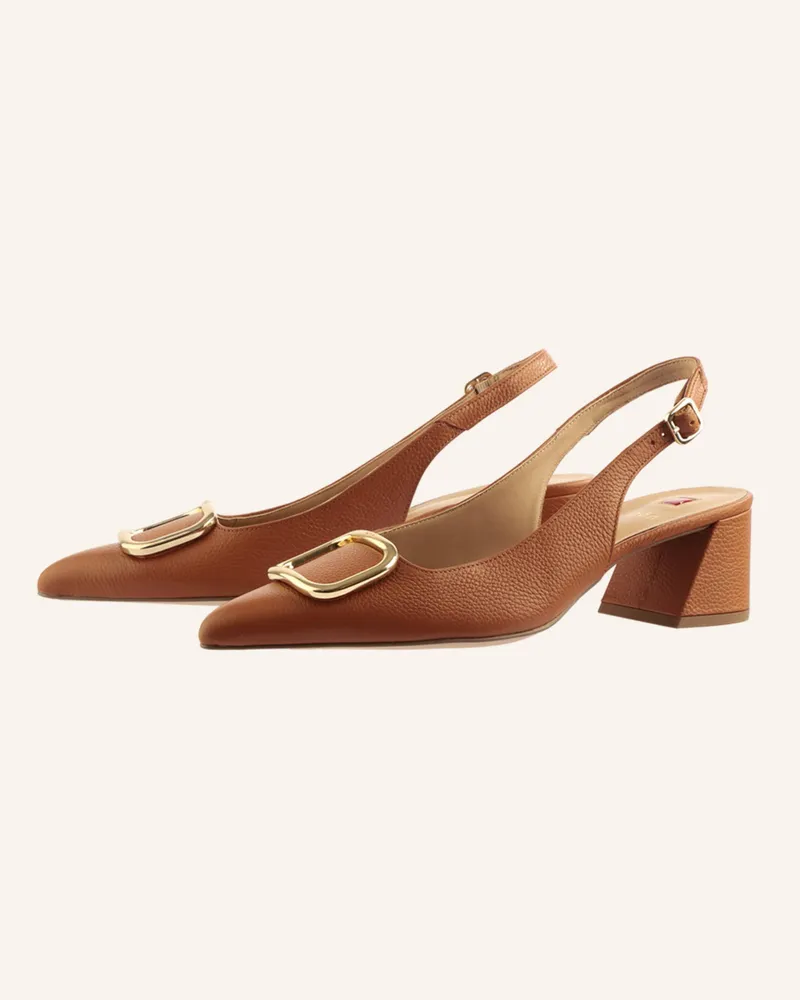Högl Slingpumps Cognac