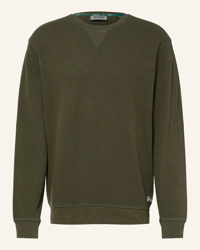 Scotch&Soda Sweatshirt gruen Dunkelgrün