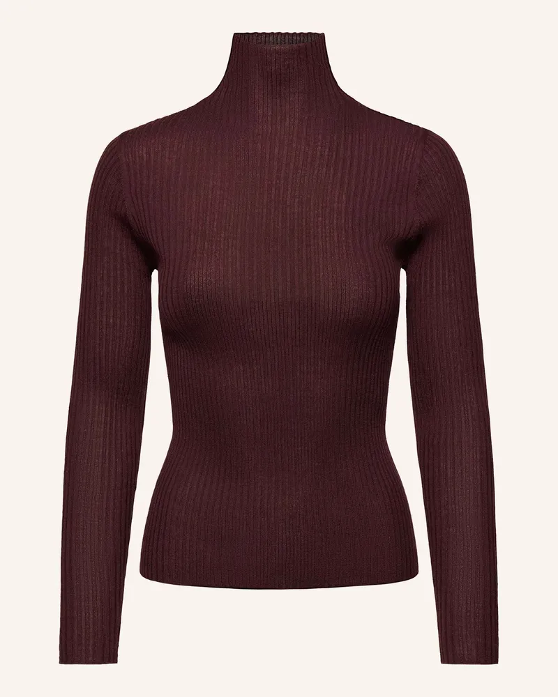 KIEFERMANN Kiefermann Women Rollkragenpullover Aus Feiner Merinowolle Balida rot Lila