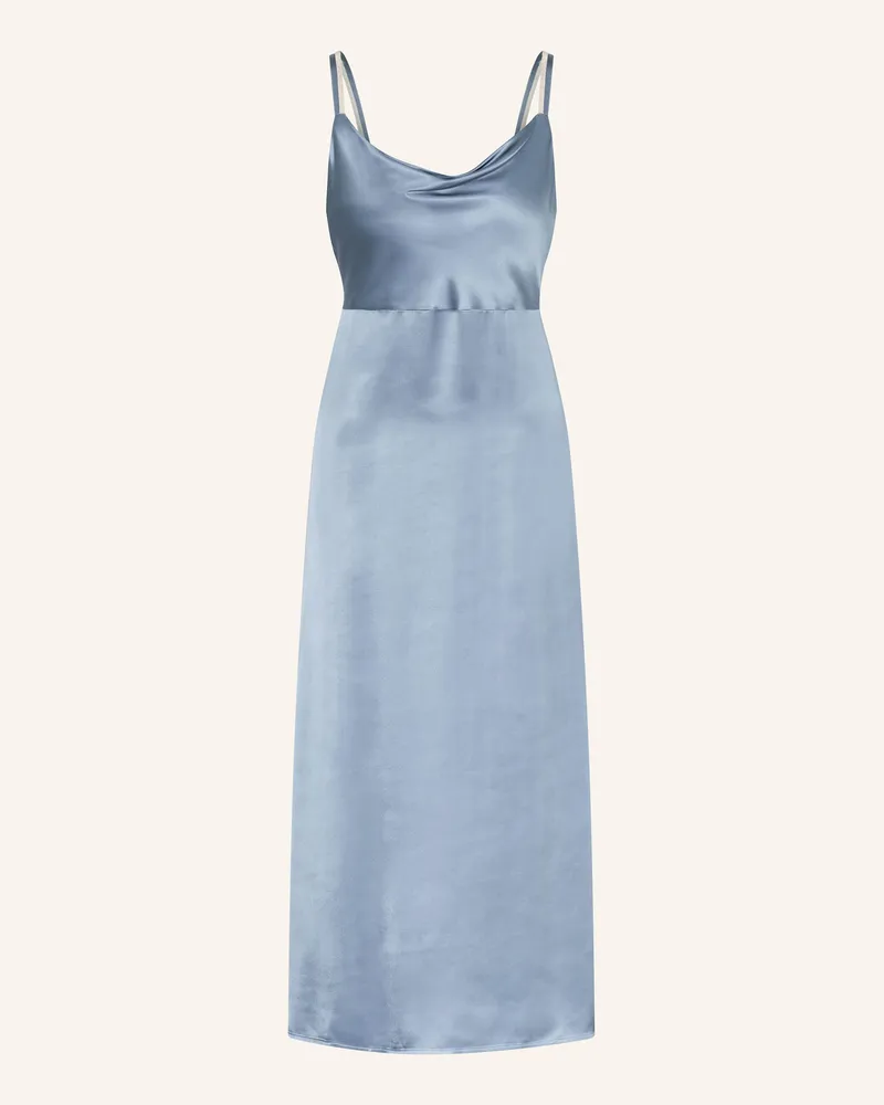 Peserico Satinkleid Blau